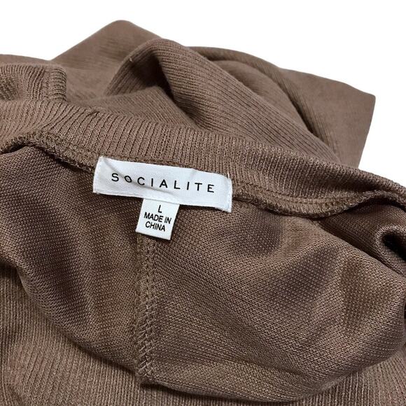 Socialite NWOT Maxi Sweater Dress Women L - Picture 9 of 10